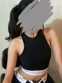 Alexander Wang Fitted Halter Top