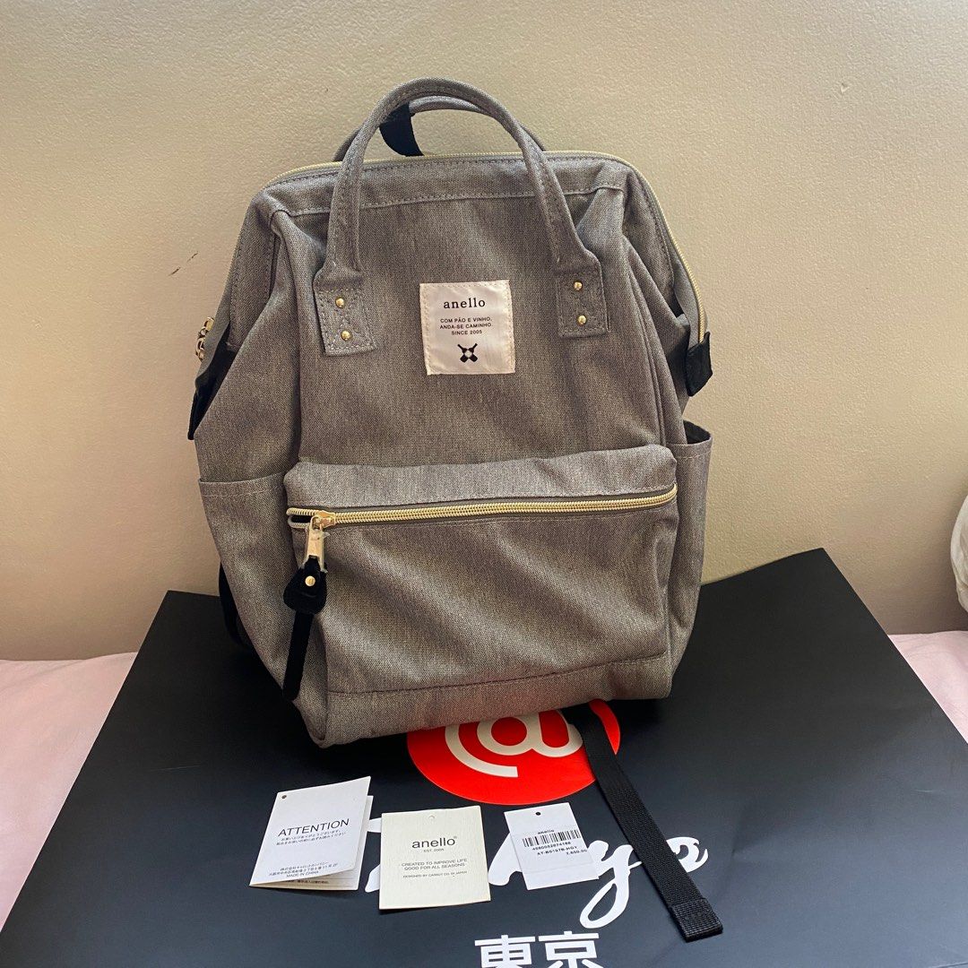 Anello gray mini backpack grey, Women's Fashion, Bags & Wallets, Backpacks  on Carousell