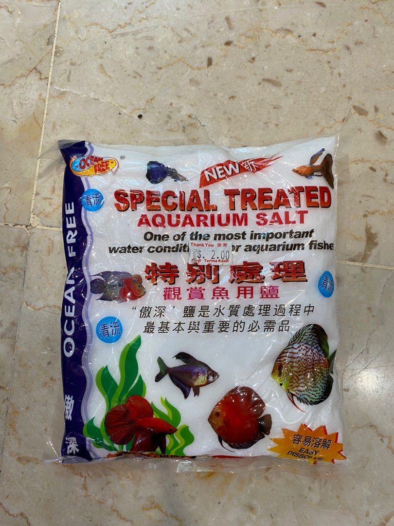 Aquarium salt, Pet Supplies, Homes & Other Pet Accessories on Carousell