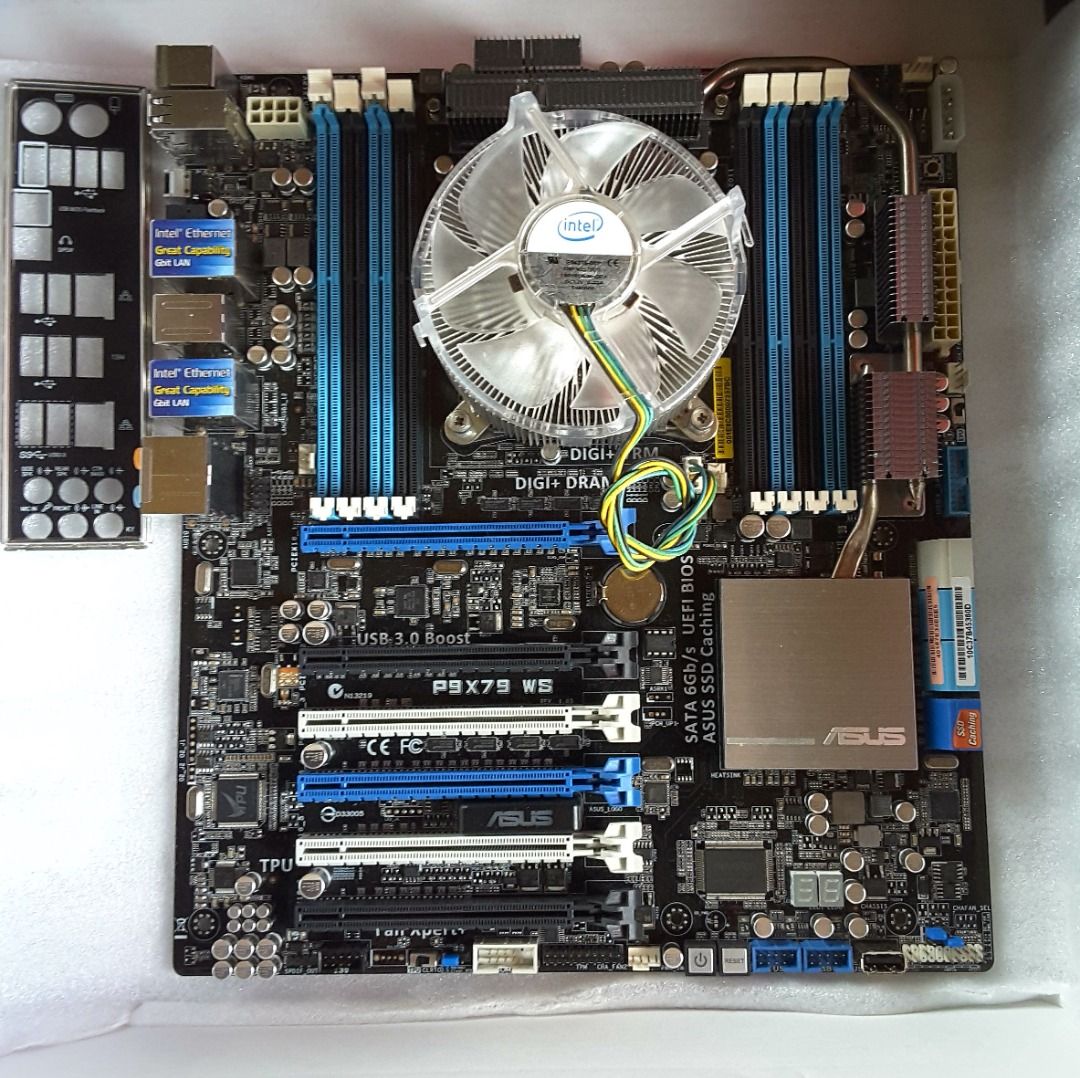 ASUS P9X79 WS Workstation Motherboard with i7 Processor, Computers