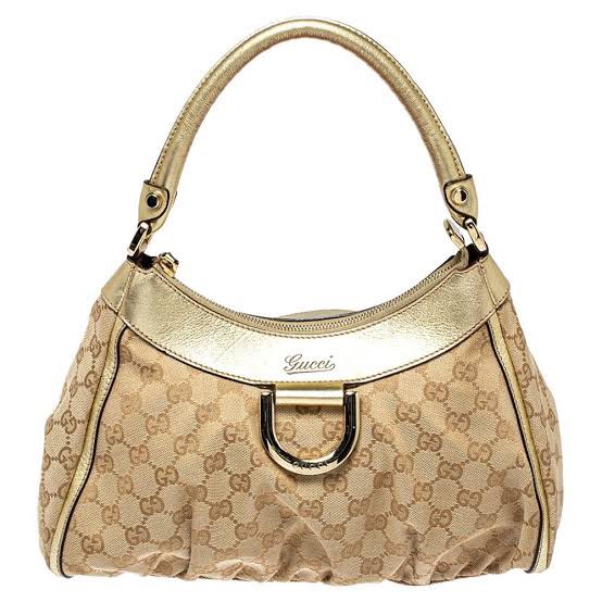 Gucci Abbey D-Ring Hobo GG Denim Medium at 1stDibs