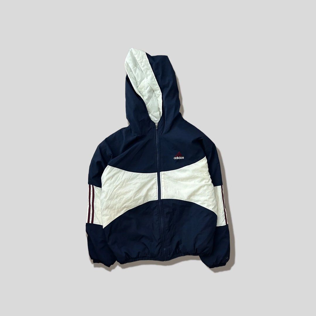 Red white and shop navy blue windbreaker