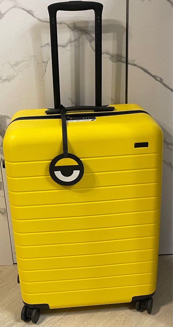 Away luggage minion yellow new arrivals