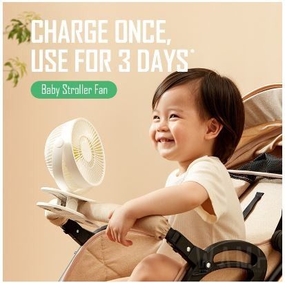 Clip on fan shop for baby pram