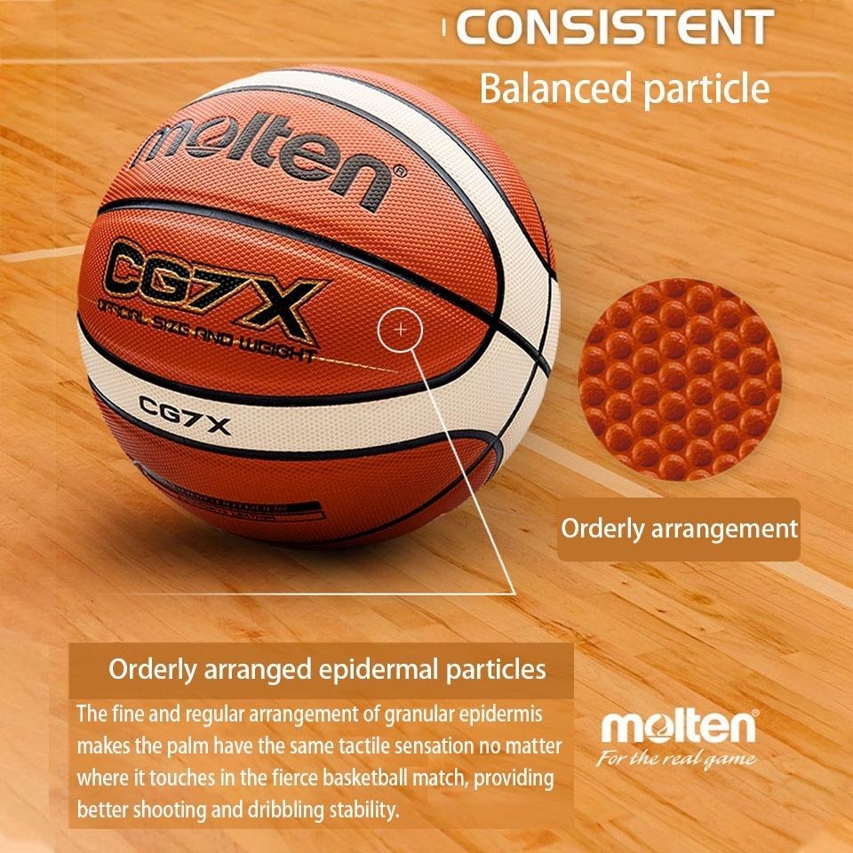 Basketball FIBA GG7X Size 7 Indoor Outdoor Basketball Court Training