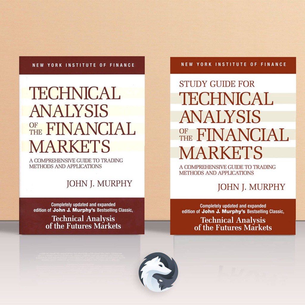 Book Technical Analysis of the Financial Markets and Study Guide Technical by John J Murphy Yellow Paper Soft Cover in English Size 15x20.5cm for