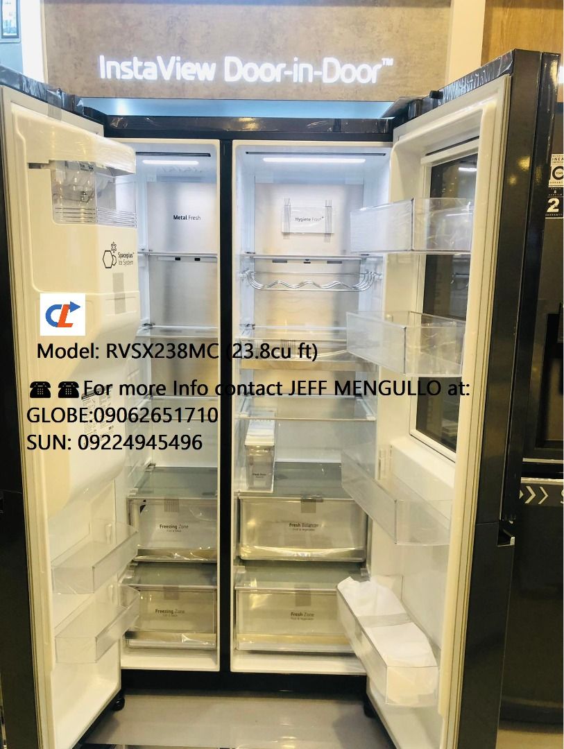 Brand New LG Seamless Instaview Door in Door Ref 23.8 cu ft, TV & Home