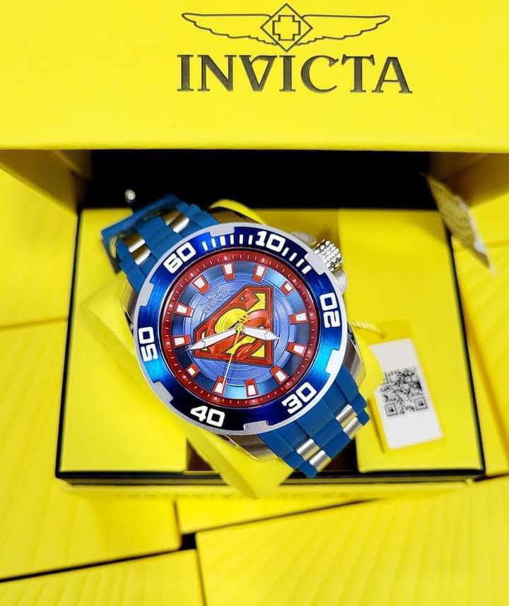 Brand new ORIGINAL INVICTA DC COMIC SUPERMAN (Category: Men's Watches) located in Bulacan. Submitted by brandnewprelovedstuffatbp. (Listing ID 1211183033, Image 1). Description: 📌BRAND NEW & 100% ORIGINAL INVICTA DC COMIC SUPERMAN 📌MODEL 32479 📌US BOUGHT 📌Grand size 50mm 📌MONEY BACK GUARANTEE IF PROVEN FAKE.