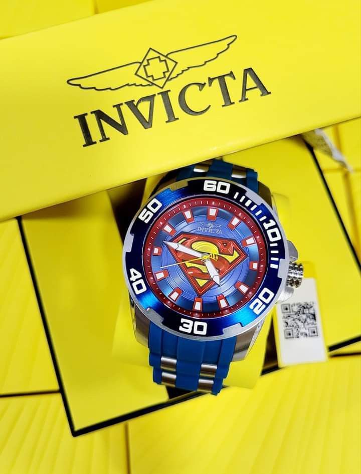 Brand new ORIGINAL INVICTA DC COMIC SUPERMAN (Category: Men's Watches) located in Bulacan. Submitted by brandnewprelovedstuffatbp. (Listing ID 1211183033, Image 2). Description: 📌BRAND NEW & 100% ORIGINAL INVICTA DC COMIC SUPERMAN 📌MODEL 32479 📌US BOUGHT 📌Grand size 50mm 📌MONEY BACK GUARANTEE IF PROVEN FAKE.