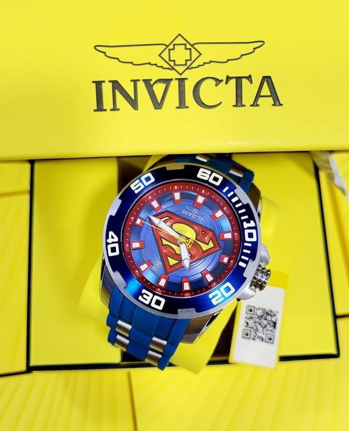 Brand new ORIGINAL INVICTA DC COMIC SUPERMAN (Category: Men's Watches) located in Bulacan. Submitted by brandnewprelovedstuffatbp. (Listing ID 1211183033, Image 3). Description: 📌BRAND NEW & 100% ORIGINAL INVICTA DC COMIC SUPERMAN 📌MODEL 32479 📌US BOUGHT 📌Grand size 50mm 📌MONEY BACK GUARANTEE IF PROVEN FAKE.