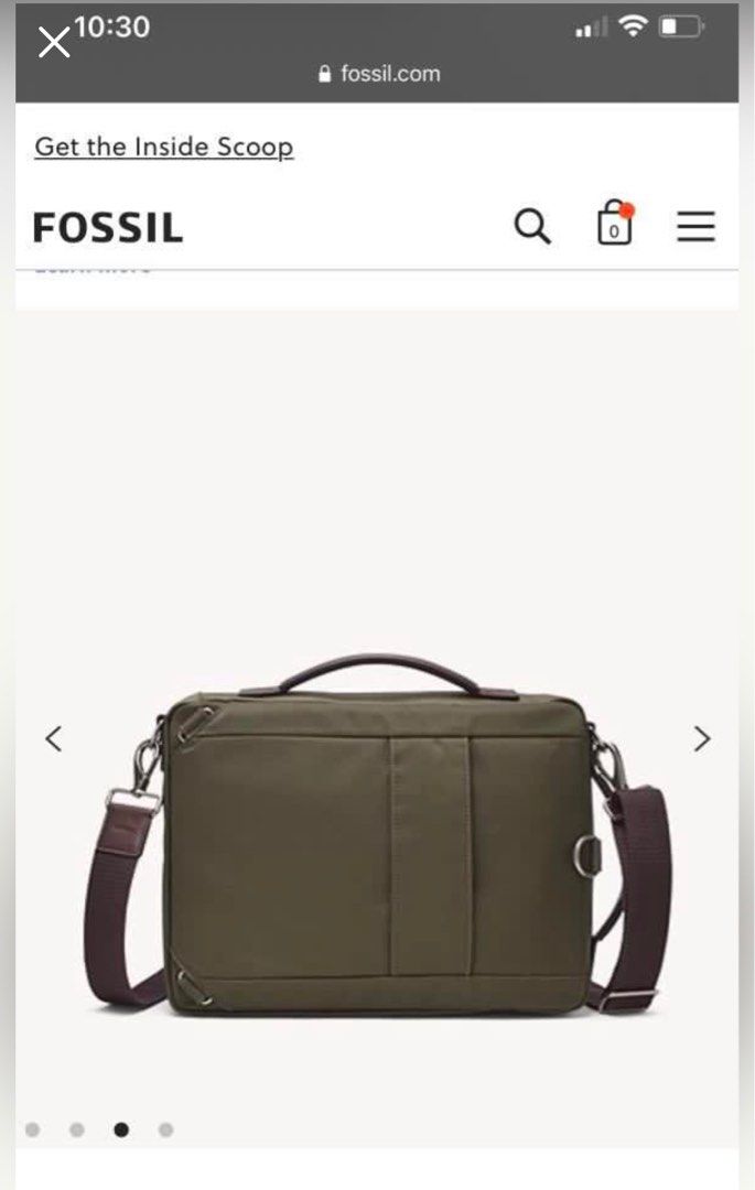 BRANDNEW FOSSIL BUCKNER COMMUTER, Men's Fashion, Bags, Sling Bags on