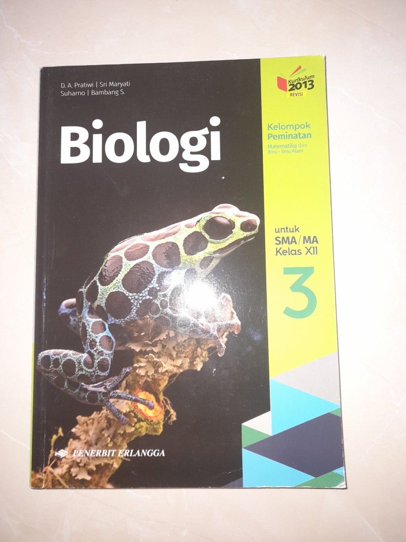 Buku Biologi kelas 12 Erlangga, Books & Stationery, Books on Carousell