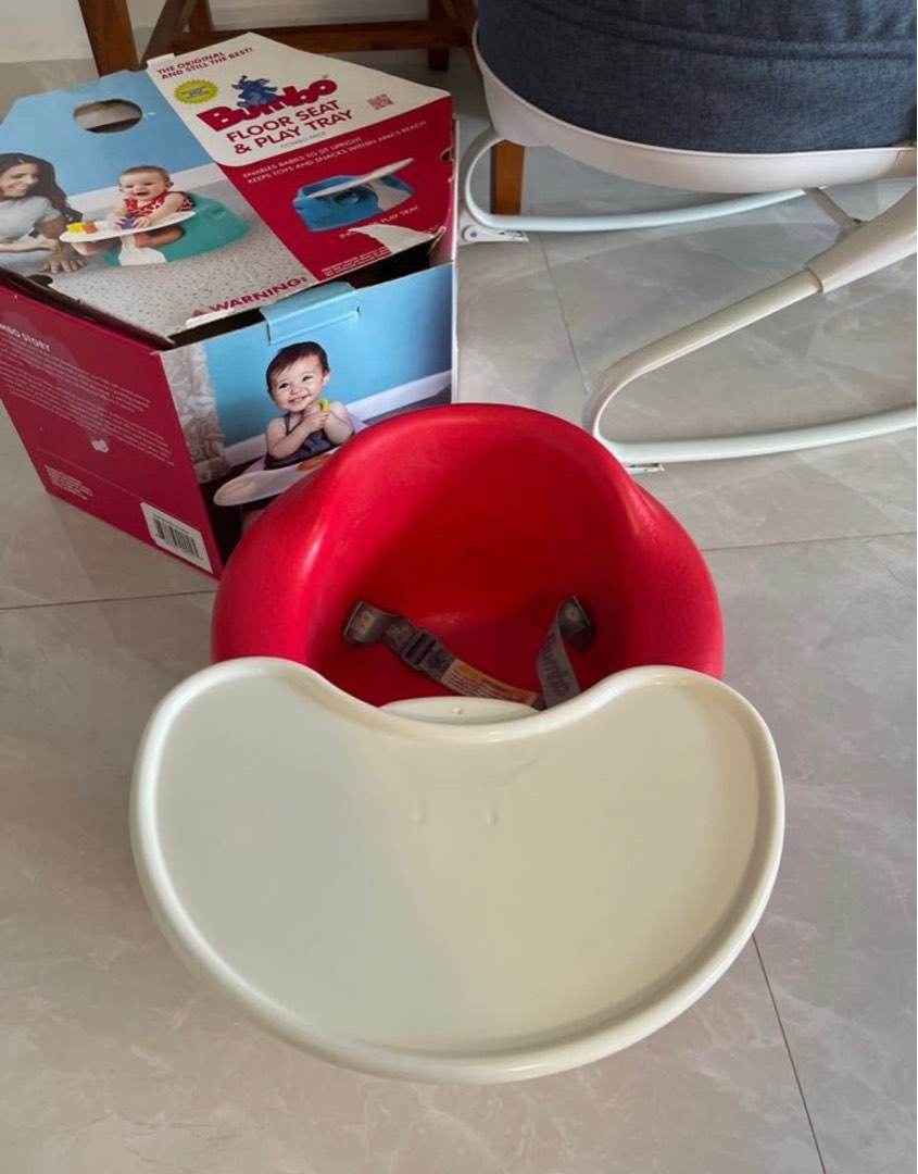 Red bumbo with cheap tray