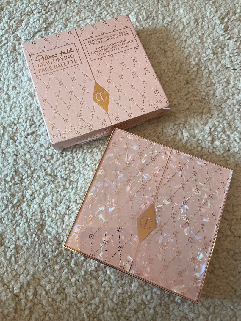 Charlotte tilbury pillow talk face palette, 美容＆化妝品, 健康及美容 皮膚護理, 化妝品 Carousell