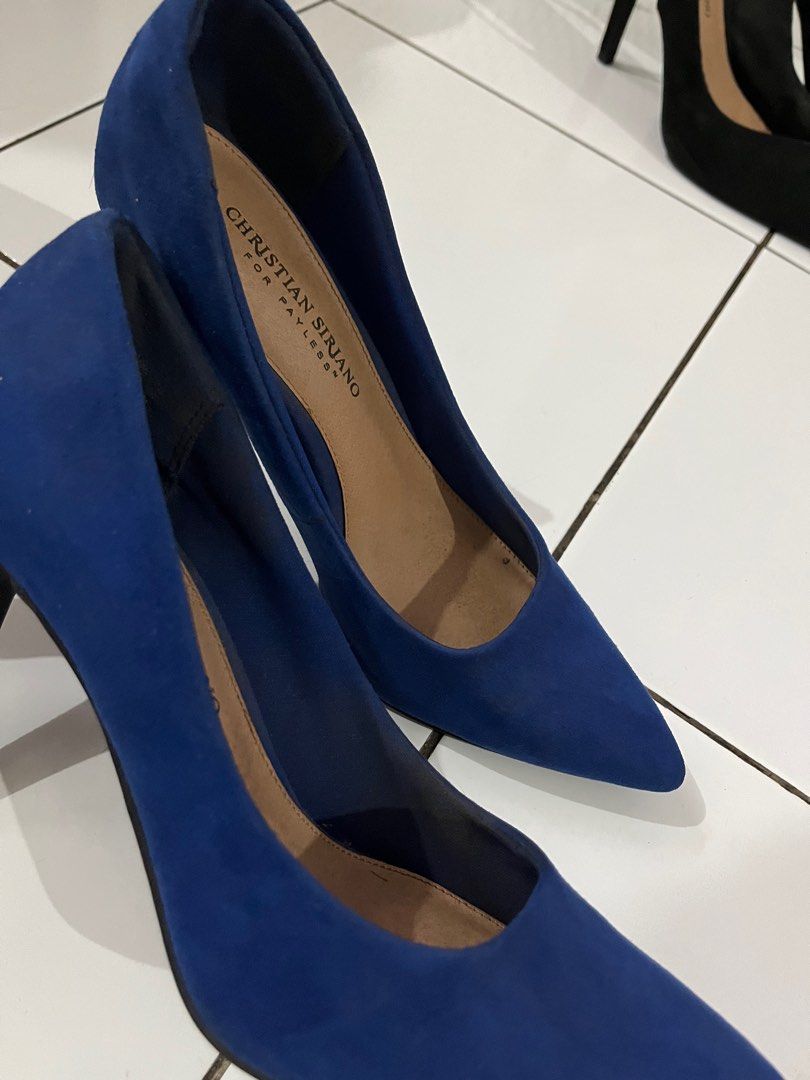 Christian siriano best sale blue heels