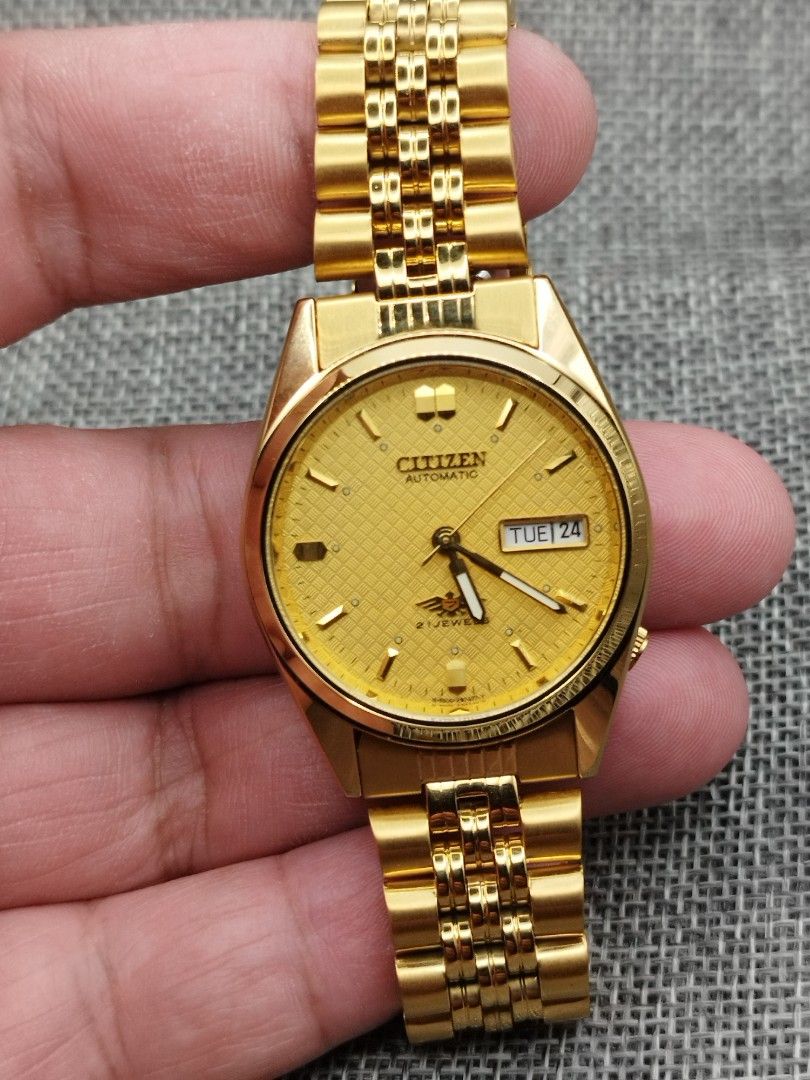 Citizen gold, Men's Fashion, Watches & Accessories, Watches on Carousell