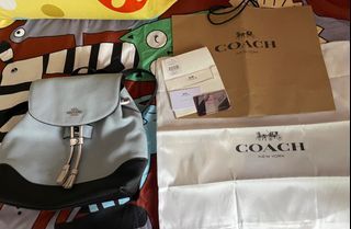 Fast Deal @ $100 only Authentic Coach Leather Elle (F87676) Backpack  🎒