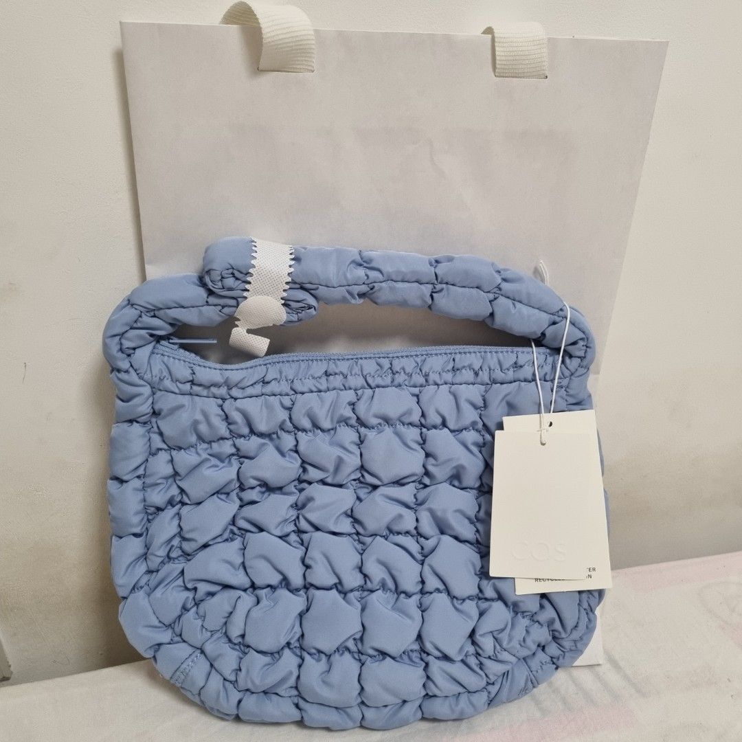 QUILTED MINI BAG - LIGHT BLUE - Bags - COS