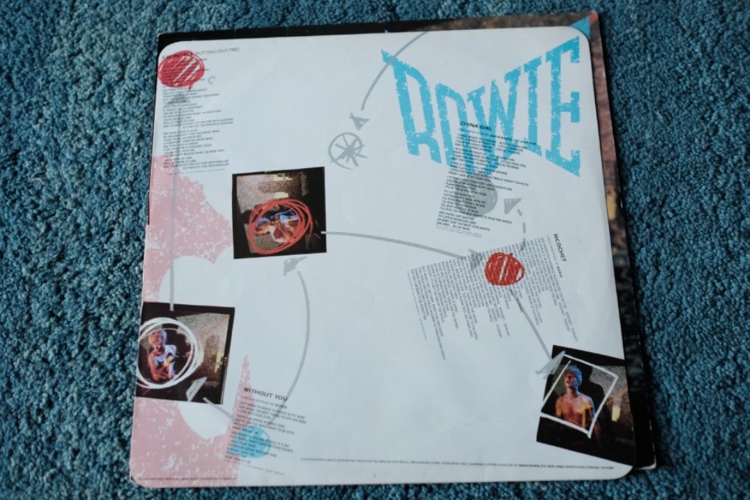 David Bowie Let's Dance LP Record Vinyl, Hobbies & Toys, Music