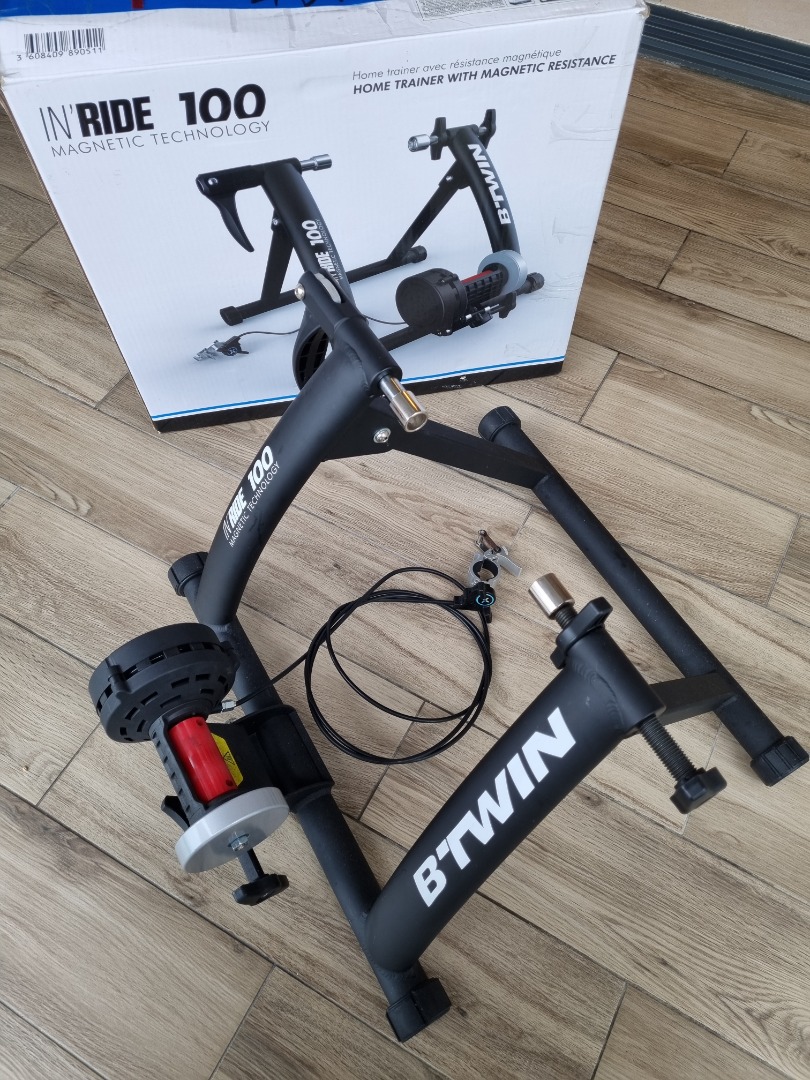 Decathlon Road Cycling Turbo Trainer Van Rysel RCR 100 Black
