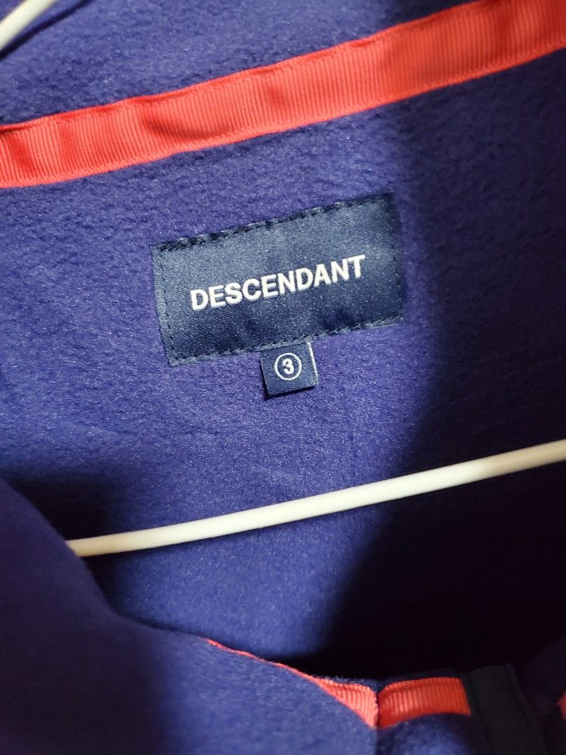 descendant HUMMING FLEECE PULLOVER 20aw size 3, 男裝, 上身及套裝