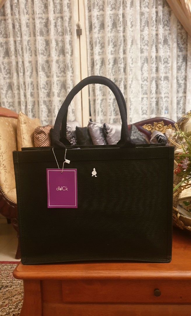 Duck mini shopping bag classic Black rm36 new with tag