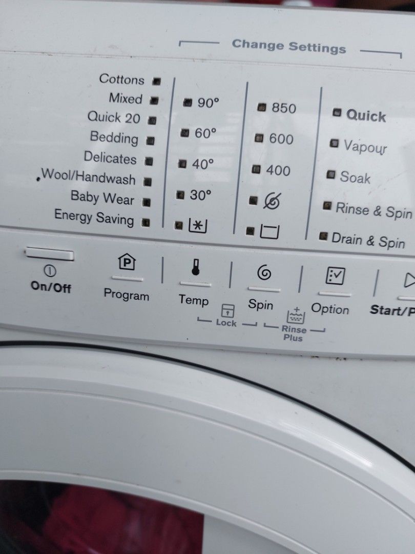 ELECTROLUX FRONT LOADING WASHING MACHINE, TV & Home Appliances, Washing