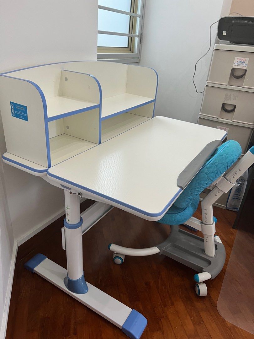 Ergonomic Study Table and chair, Furniture & Home Living, Furniture