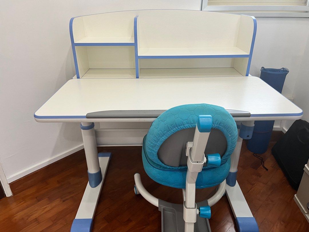 Ergonomic Study Table and chair, Furniture & Home Living, Furniture