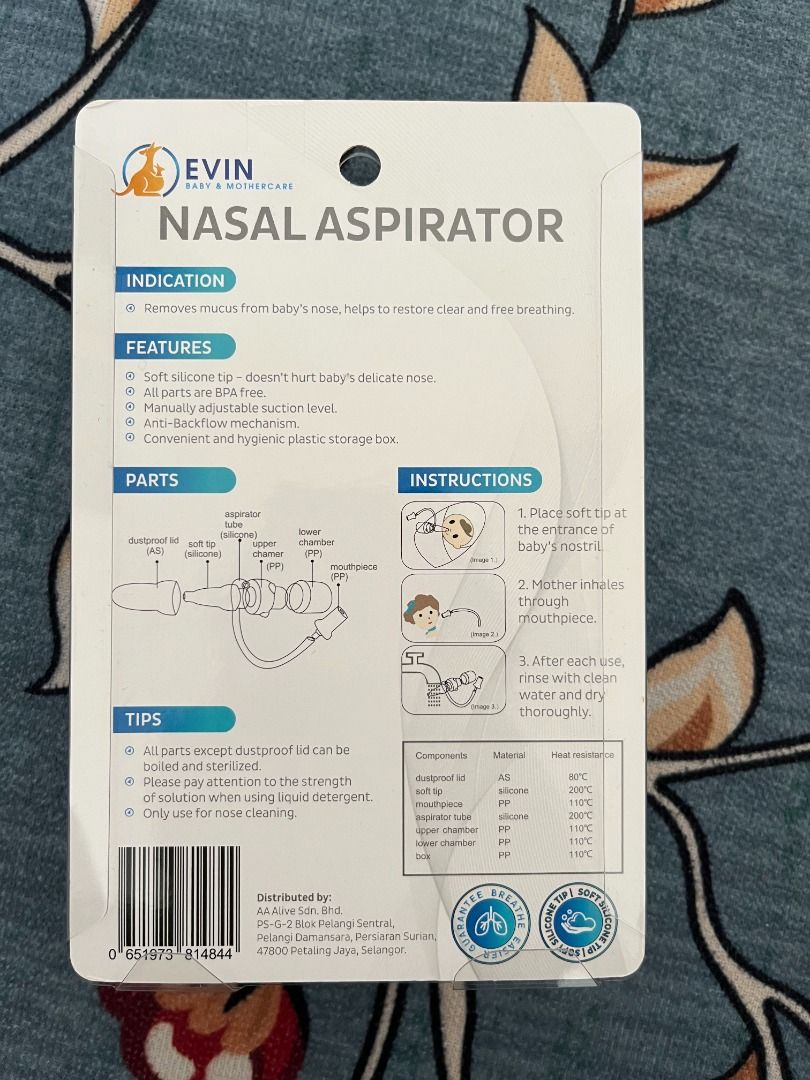 Evin nasal hotsell aspirator