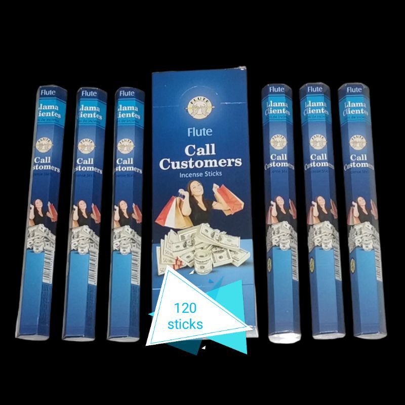 Flute Call Customers Money Incense 120 sticks for Money attracts money, prosperity