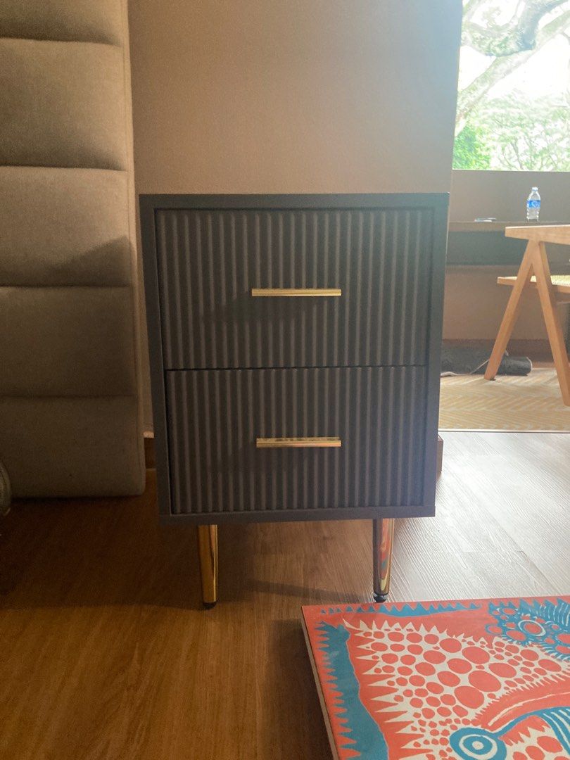 Fluted Bedside Furniture & Home Living, Furniture, Shelves