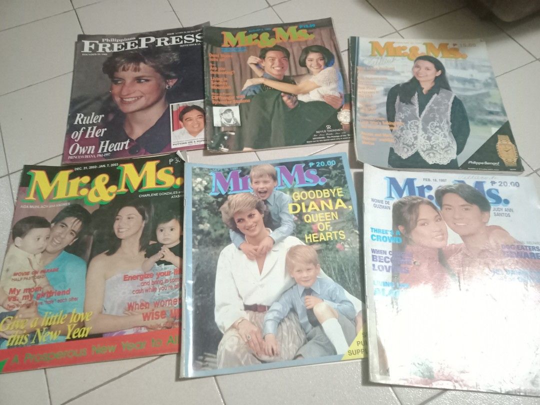 For sale old magazine (Category: Magazines) located in Caloocan City. Submitted by kaymatias (Listing ID 1211126095, Image 2). Description: For sale old magazine Mr & mrs(5pcs),free press(1) All for 850pesos,vintage north caloocan 09212184805.