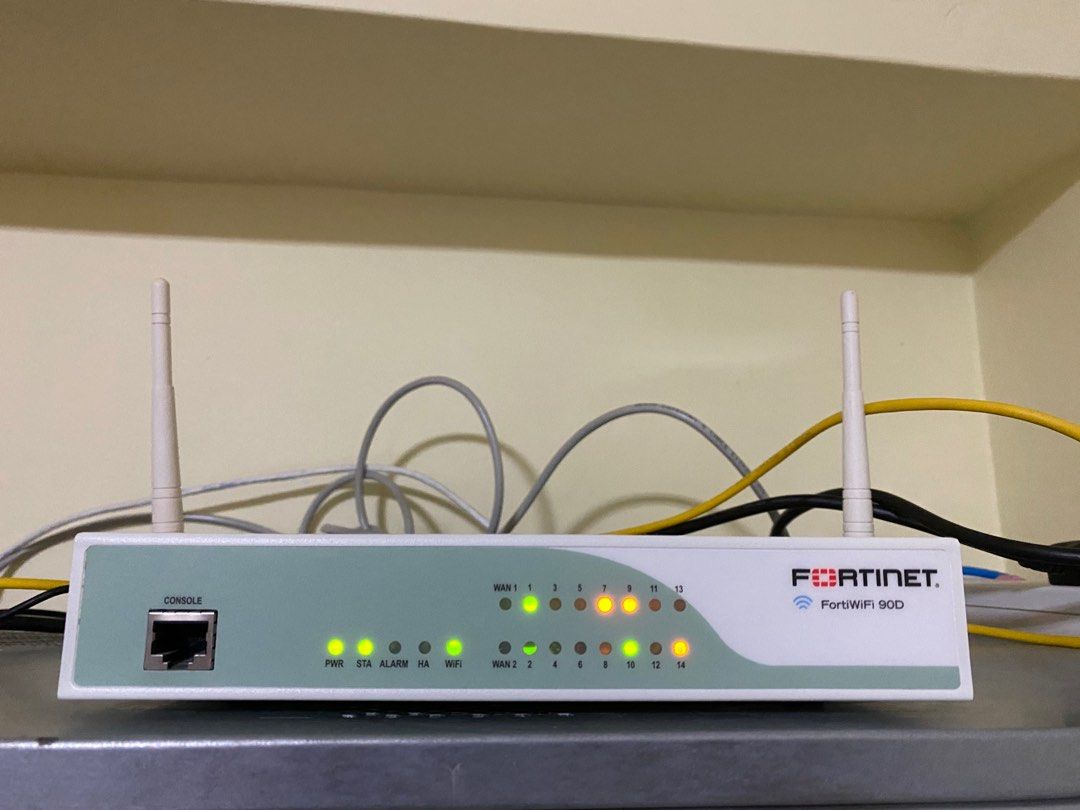 Fortinet 90d Router Fortiwifi/fortigate 90D, Computers & Tech, Parts & Accessories ...