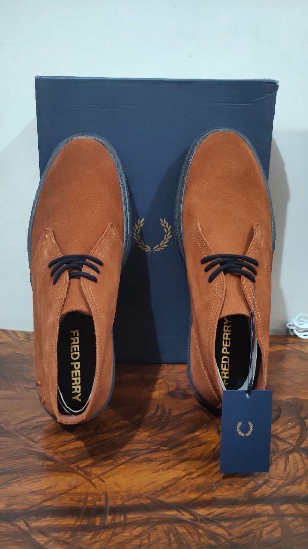 fred perry chukka boots