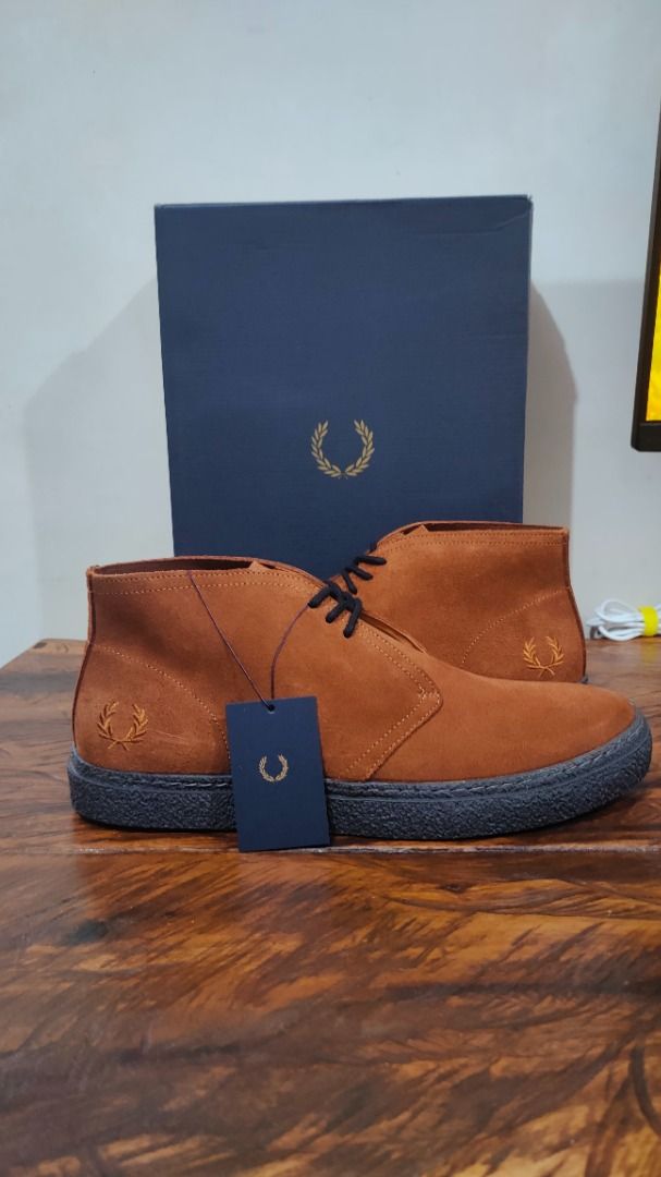 fred perry chukka boots