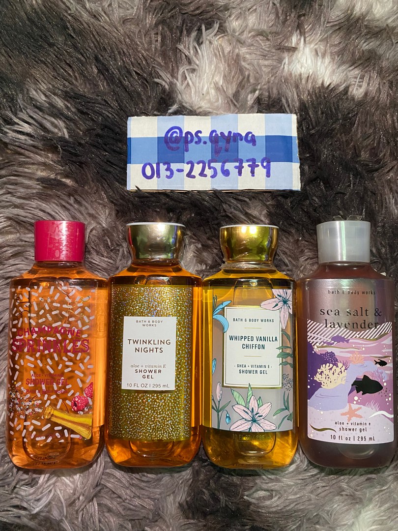 (FREE SHIPPING) Bath and body works shower gel, Beauty & Personal Care, Bath & Body, Bath on