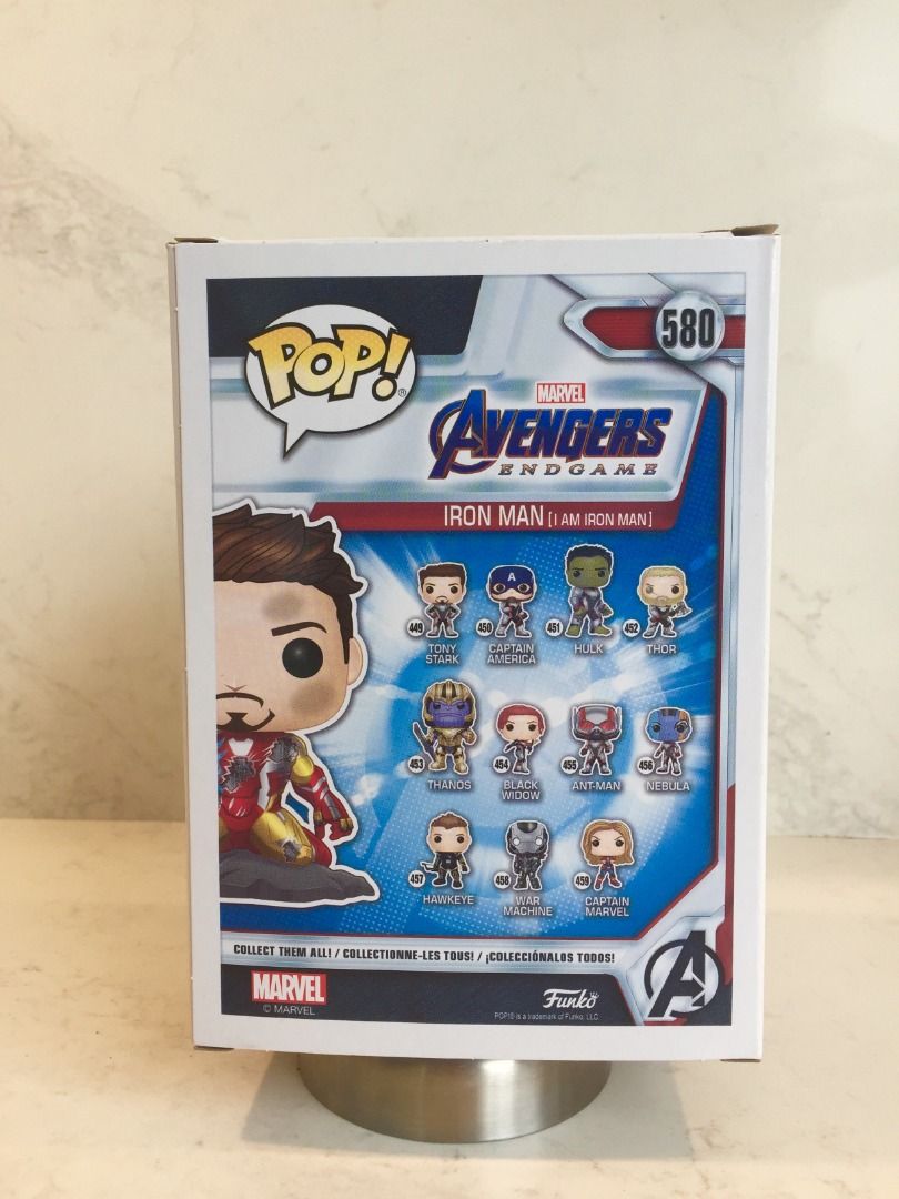 Funko pop 580 Iron Man (I am Iron Man), Hobbies & Toys, Toys & Games on ...