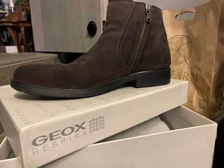 Geox Brown Suede Boots