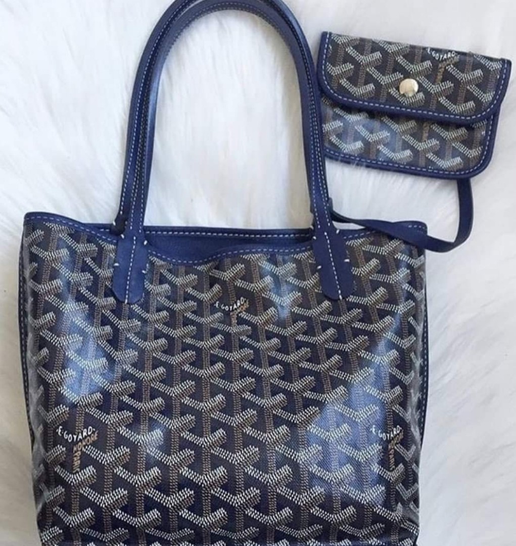 Goyard mini anjou navy