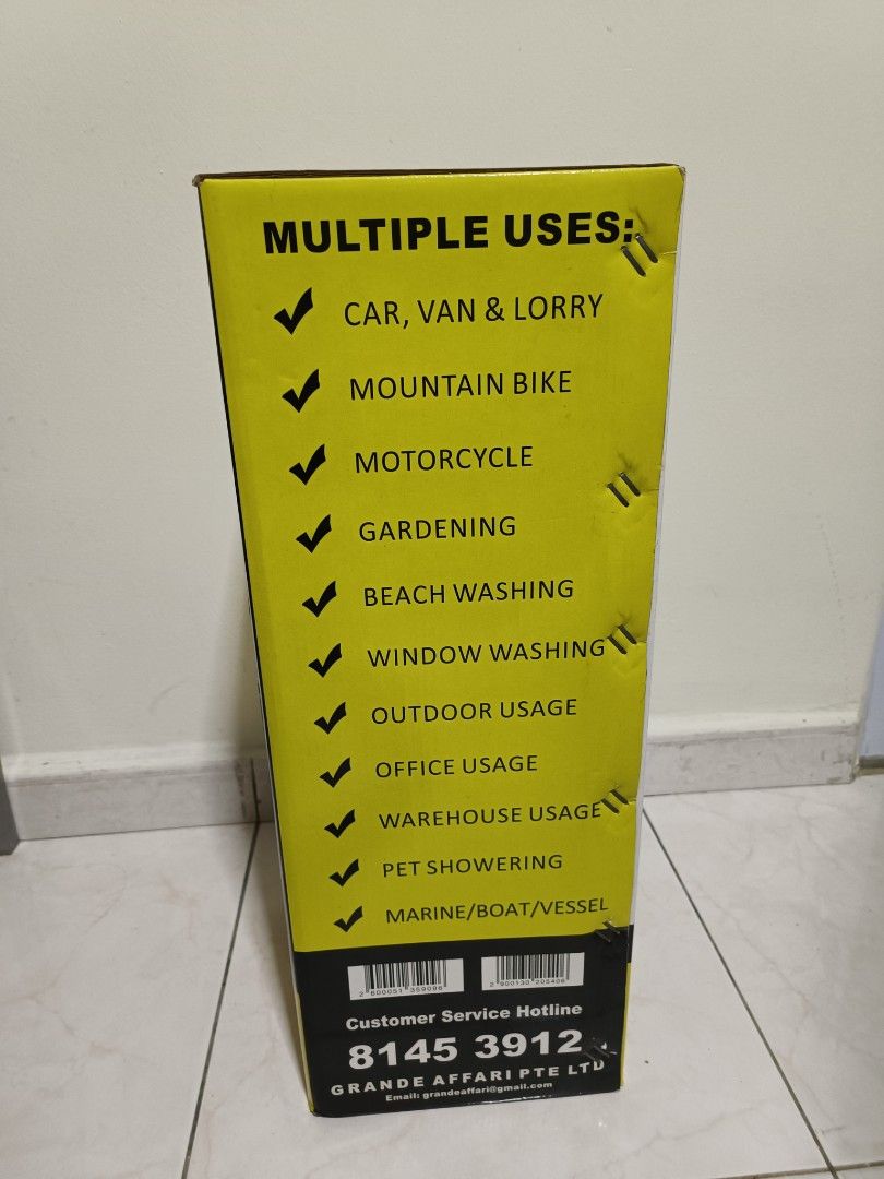 Grande SSM portable car wash kit, Furniture & Home Living, Gardening