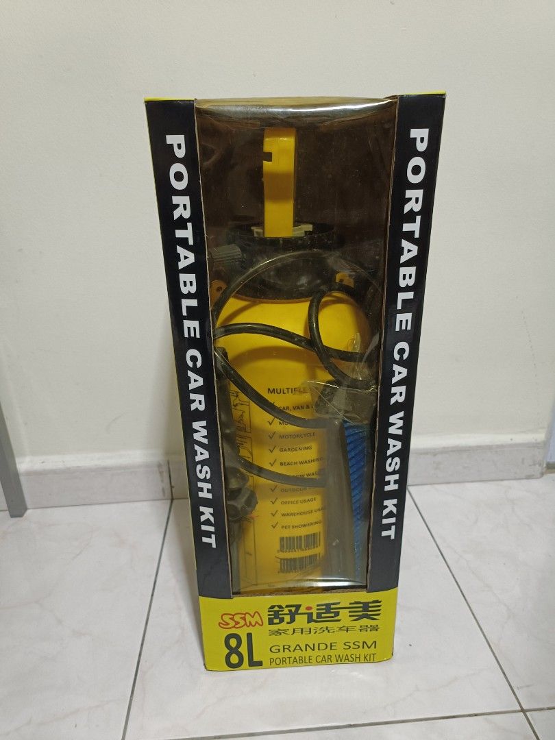 Grande SSM portable car wash kit, Furniture & Home Living, Gardening