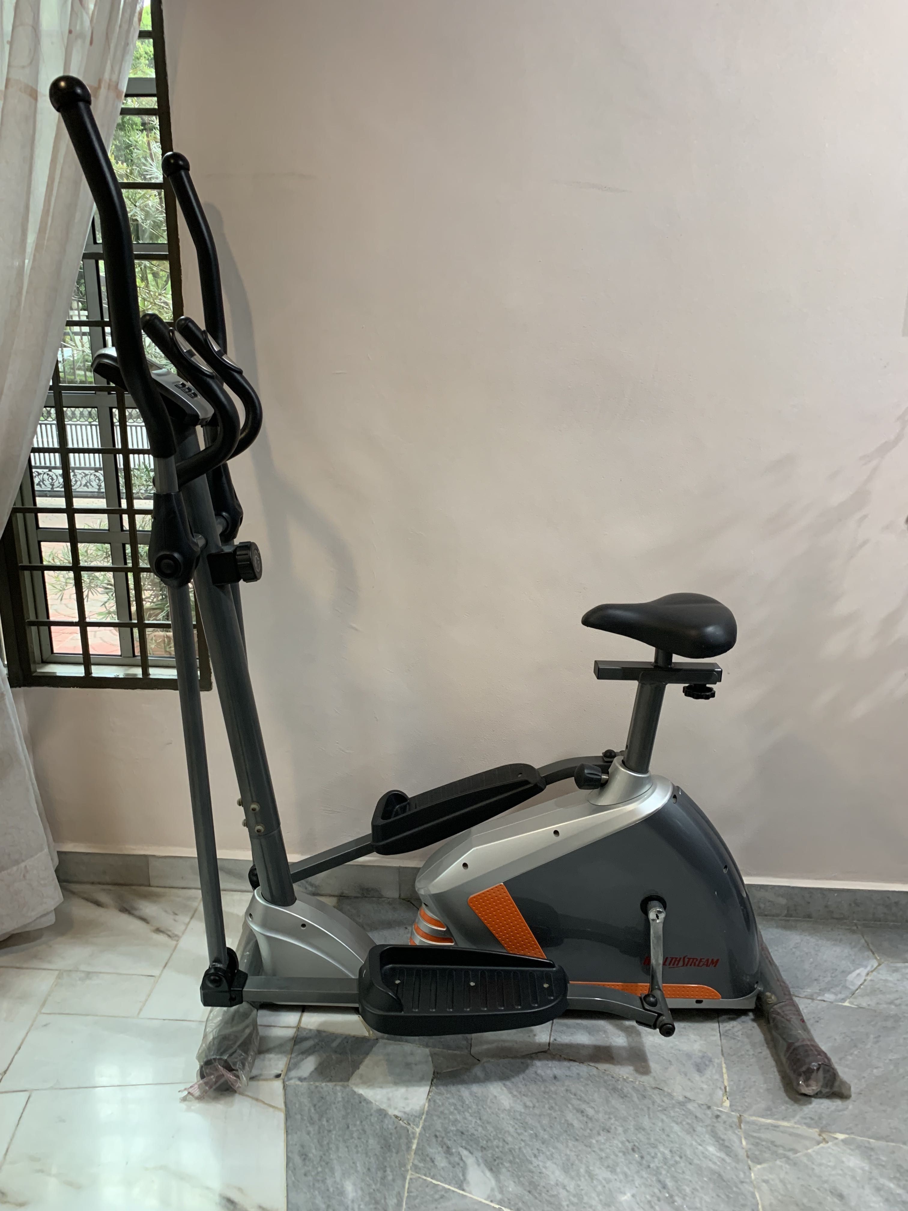 Healthstream Two in one Elliptical Bike, Sports Equipment, Exercise