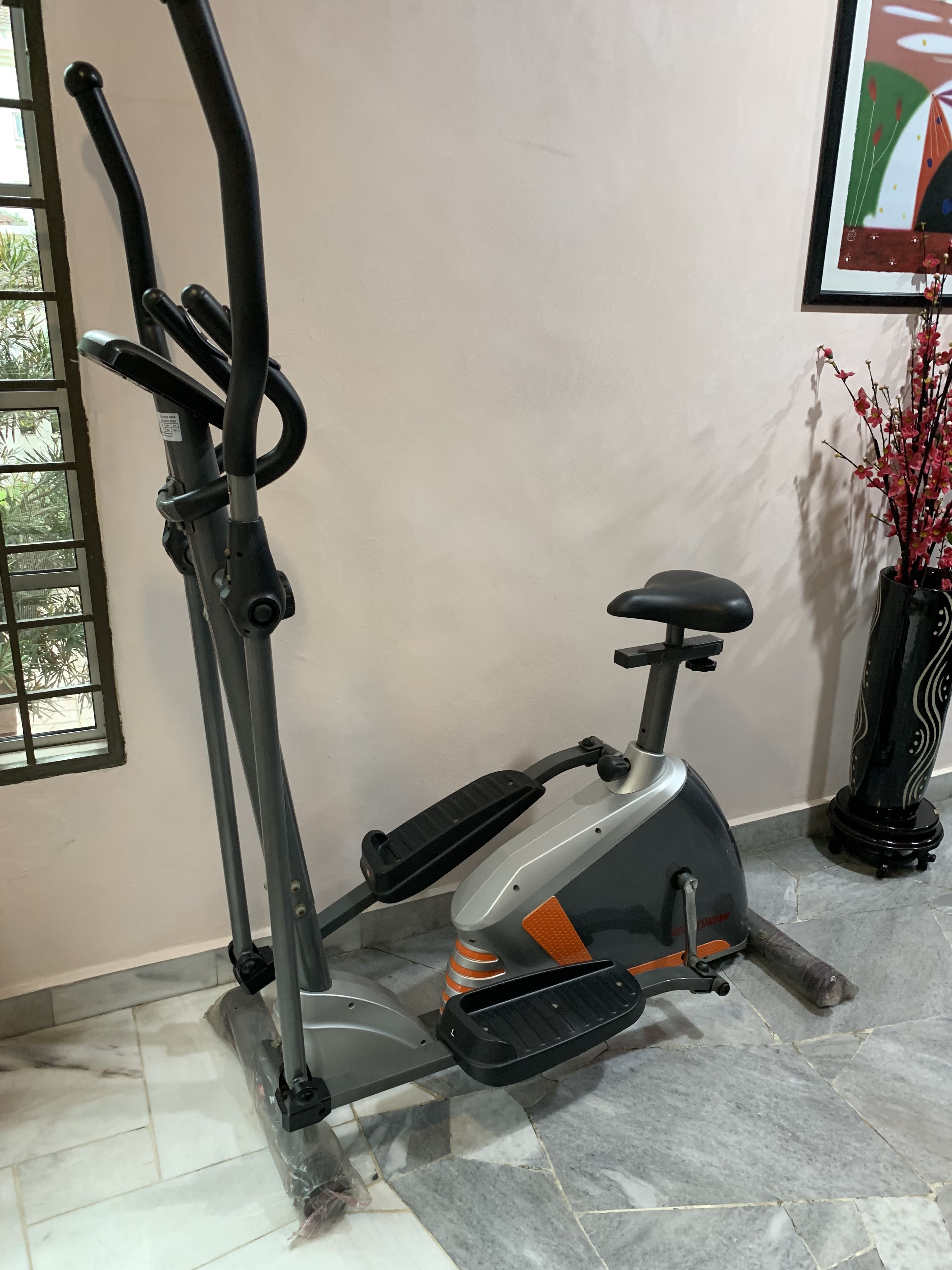 Healthstream Two in one Elliptical Bike, Sports Equipment, Exercise &  Fitness, Cardio & Fitness Machines on Carousell