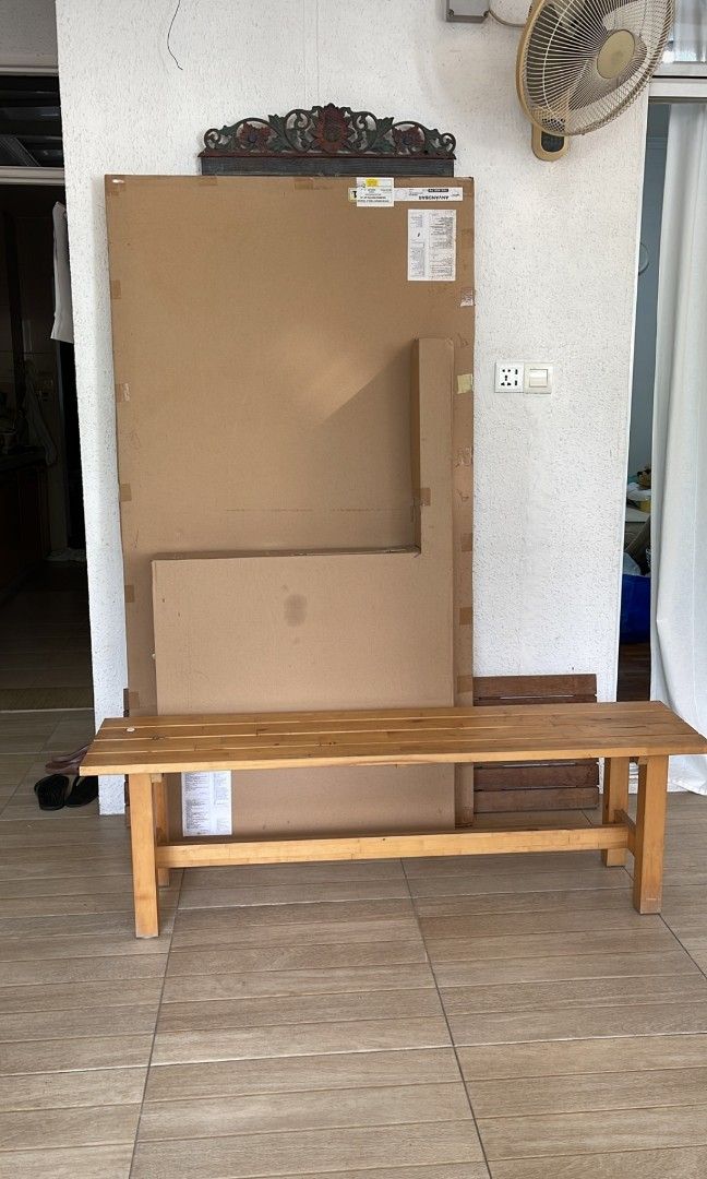 IKEA Anvandbar bench & table set, Furniture & Home Living, Furniture