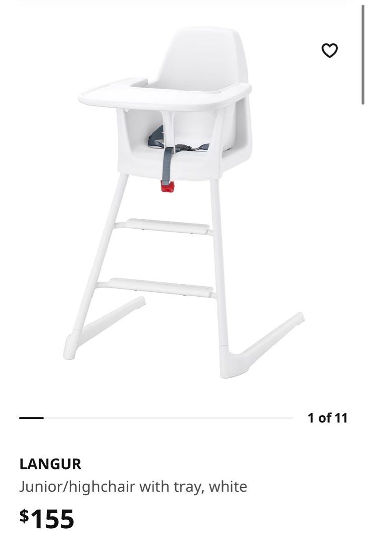 Ikea Baby High Chair, Babies & Kids, Nursing & Feeding, Baby High