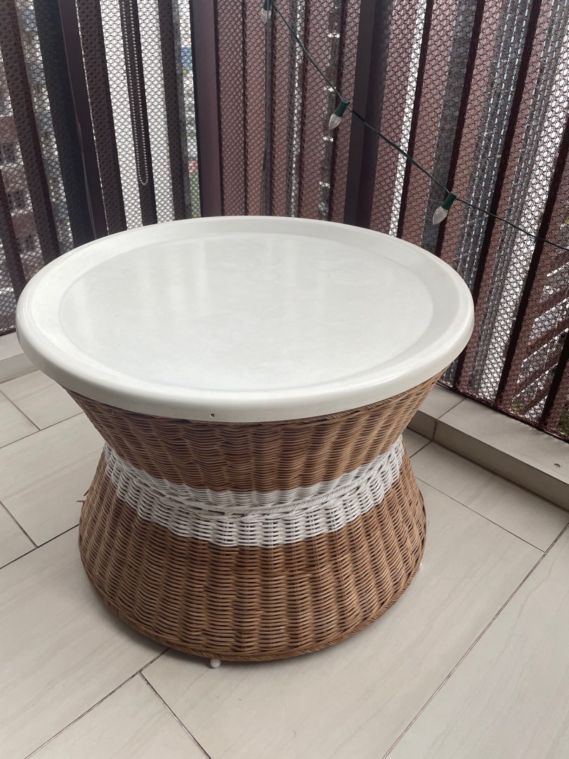 ikea ratten table with storage, Furniture & Home Living, Furniture ...