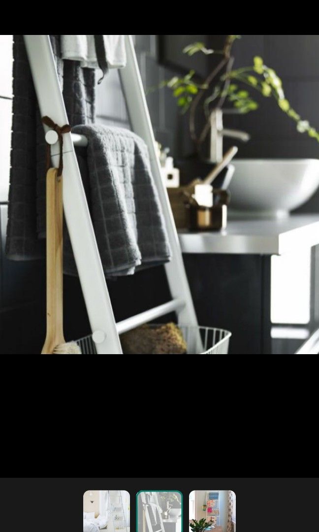 Ikea Sprutt Towel Ladder, Furniture & Home Living, Home Improvement