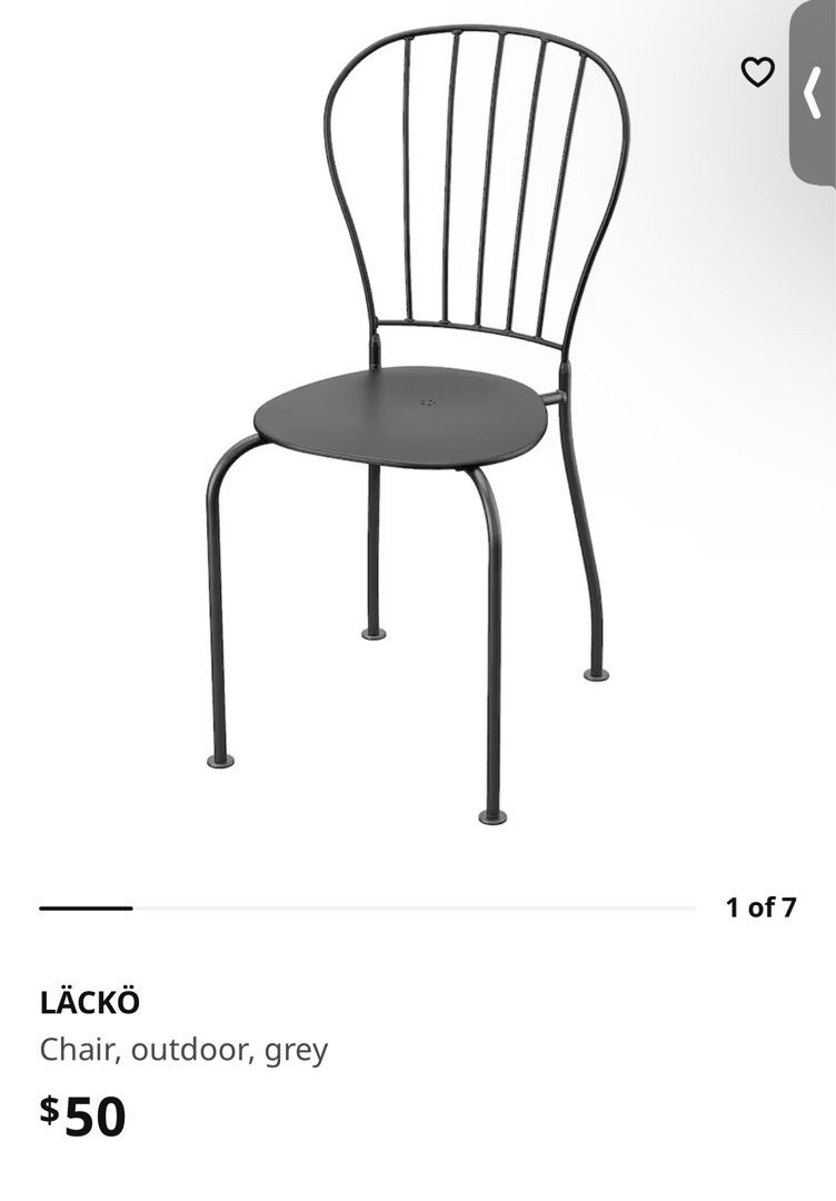 IKEA Table and chairs, Furniture & Home Living, Outdoor Furniture on