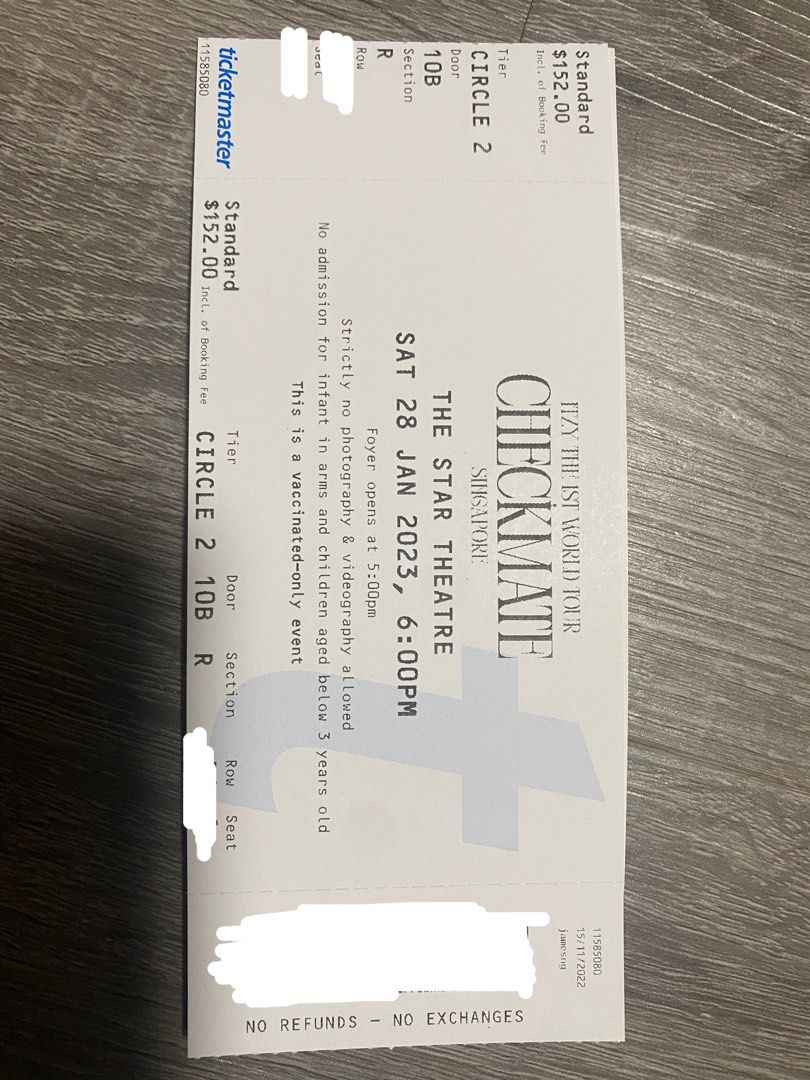 ITZY Singapore concert ticket, Tickets & Vouchers, Event Tickets on